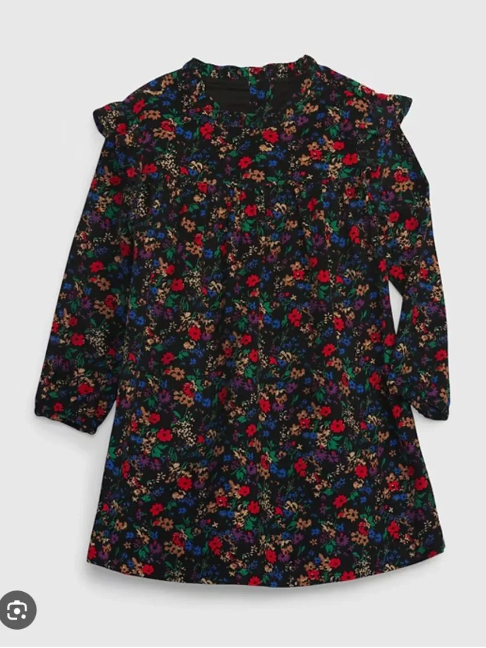 Gap Toddler Ruffle Corduroy Dress Size: 4